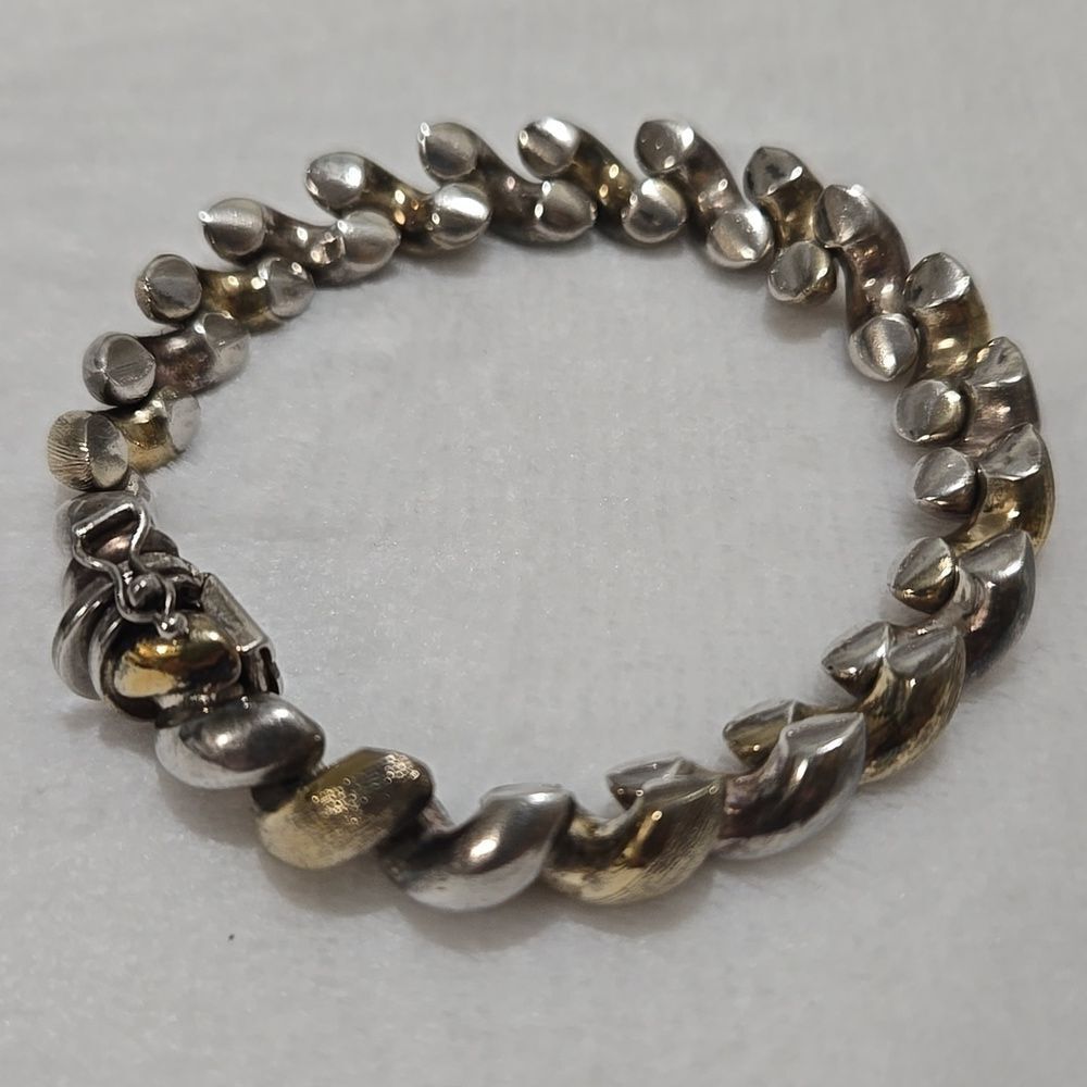 Solid Sterling Silver Bracelet - image 2